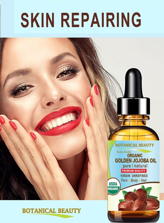 Botanical Beauty Organic JOJOBA OIL 100% Pure Natural VIRGIN UNREFINED Cold-Pressed Carrier Oil 1 Fl oz 30 ml for Face, Skin, Body, Hair, Lip, Nails. Rich in Vitamin E, Omega 6, Omega 9 - Image 5